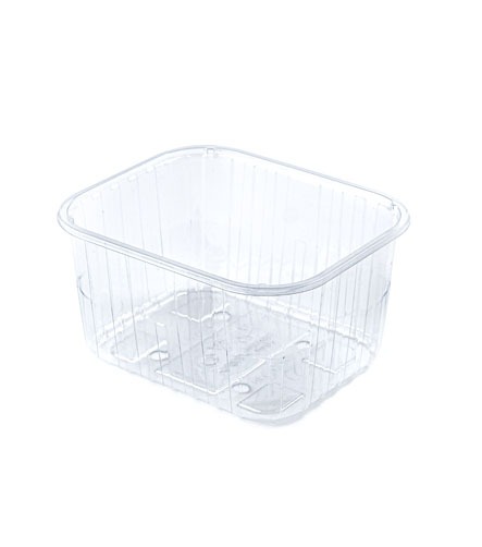 Barquette plastique 200mL striée