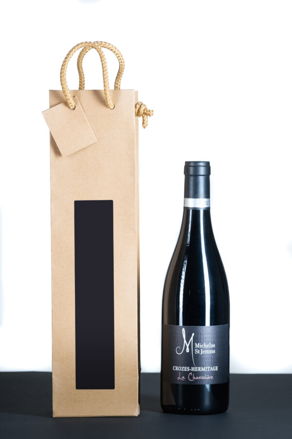 Sec papier kraft avec fenêtre pour bouteille - Pack Vert - L’alternative verte pour vos emballages alimentaires