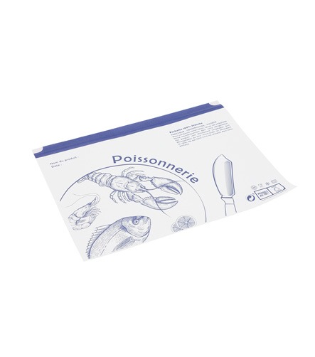 Pochette Adhésive Poissonnerie - Pack Vert Emballage