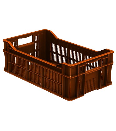 Caisse plastique gerbable