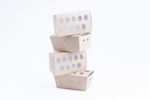 Barquette carton avec couvercle attenant - Pack Vert - Votre partenaire en emballages éco-conçus
