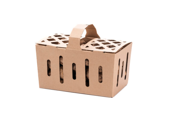 Barquette carton avec anse - Pack Vert - Votre partenaire en emballages éco-conçus