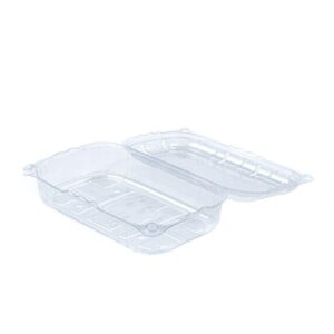 Panier plastique à charnière SET R-PET B32 H76-C17 TRANS