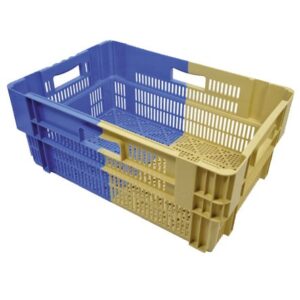 Caisse plastique bicolore - Pack Vert - Des emballages alimentaires engagés pour l’environnement