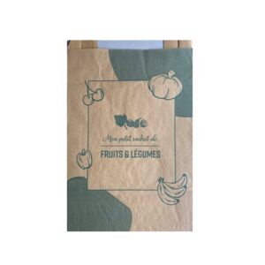 Sac papier kraft à fenêtre - Pack Vert - Fournisseur emballage écologique alimentaire