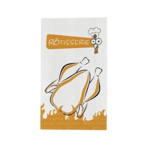 Sac papier poulet rôti - Pack Vert - Fournisseur emballage écologique alimentaire